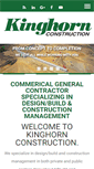 Mobile Screenshot of kinghornconstruction.com